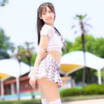 【写真特集 9枚】きみとのワンダーランド・桜田華奈、ミニスカ制服でくびれボディチラ見せ！＜近代麻雀水着祭2022＞