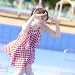 【写真特集 18枚】it's sunny・松尾美侑、夕陽に照らされた透明肌にうっとり＜近代麻雀水着祭2022＞