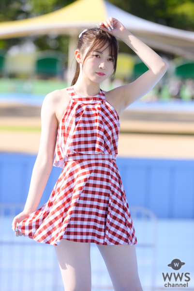 【写真特集 18枚】it's sunny・松尾美侑、夕陽に照らされた透明肌にうっとり＜近代麻雀水着祭2022＞