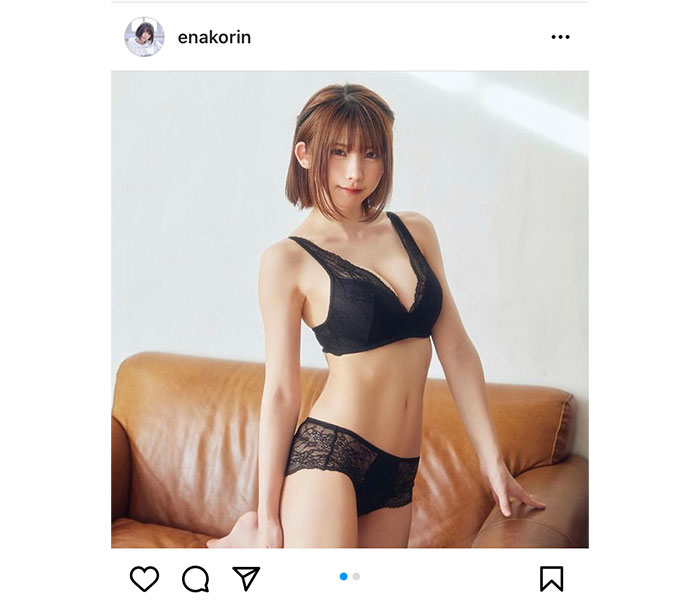 えなこ、自らプロデュースするランジェリー着用のポートレート公開！「とても美しい」「素敵です」