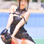 【写真特集 10枚】dela・後藤ひなの、『SPY×FAMILY』ヨル・フォージャーのコスプレで脚線美披露！＜近代麻雀水着祭2022＞