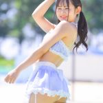 【写真特集 17枚】赤ちょこ・東條明日華、ガーリーなメイド風コスチュームで美尻披露！＜近代麻雀水着祭2022＞
