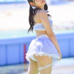 【写真特集 17枚】赤ちょこ・東條明日華、ガーリーなメイド風コスチュームで美尻披露！＜近代麻雀水着祭2022＞