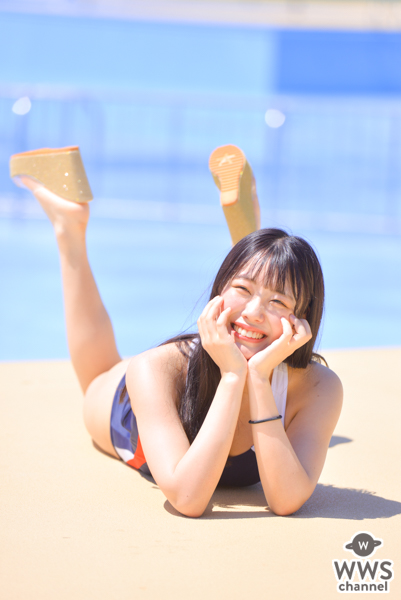 【写真特集 8枚】Pretty Ash・平松いのり、競泳水着姿で弾ける笑顔にキュン！＜近代麻雀水着祭2022＞