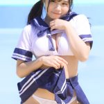 【写真特集 8枚】にゅ〜わ・本間のゆり、セーラー服×ビキニのフェチショットで悩殺！＜近代麻雀水着祭2022＞