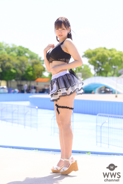 【写真特集 7枚】Aphrodite・倉澤雪乃、セクシーなメイド風水着で視線釘付け！＜近代麻雀水着祭2022＞