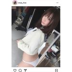 コスプレイヤー・伊織もえ、セーラー服×白水着のフェチショットでインスタフォロワー90万人突破を報告