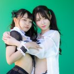 【写真特集 14枚】it's sunny・鈴川侑奈＆松尾美侑がメイドビキニ衣装でコラボ！＜近代麻雀水着祭2022＞