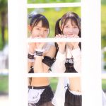 【写真特集 14枚】it's sunny・鈴川侑奈＆松尾美侑がメイドビキニ衣装でコラボ！＜近代麻雀水着祭2022＞