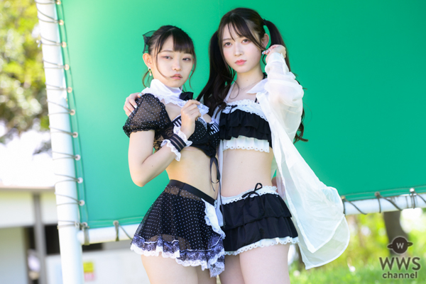 【写真特集 14枚】it's sunny・鈴川侑奈＆松尾美侑がメイドビキニ衣装でコラボ！＜近代麻雀水着祭2022＞