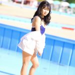 【写真特集 20枚】赤ちょこ・東條明日華、セクシーなスクール水着姿で透明肌披露！＜近代麻雀水着祭2022＞