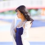 【写真特集 20枚】赤ちょこ・東條明日華、セクシーなスクール水着姿で透明肌披露！＜近代麻雀水着祭2022＞