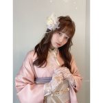 Peel the Apple・黒嵜菜々子、ピンクの振袖姿にファン歓喜!「言葉にならないぐらい綺麗」