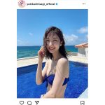 AKB48・柏木由紀、青い海と空をバックにハツラツ水着オフショット公開！