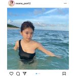 藤田もも、水着で披露するくびれラインに釘付け!