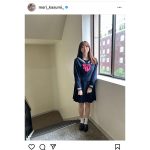 森香澄アナウンサーのセーラー服姿に「衝撃的な可愛さ」「現役でイケます！」と歓喜の声