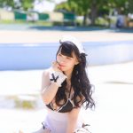 【写真 6枚】MELT・拍羽想、メイドビキニで魅せるふんわりバストで釘付け！＜近代麻雀水着祭2022＞