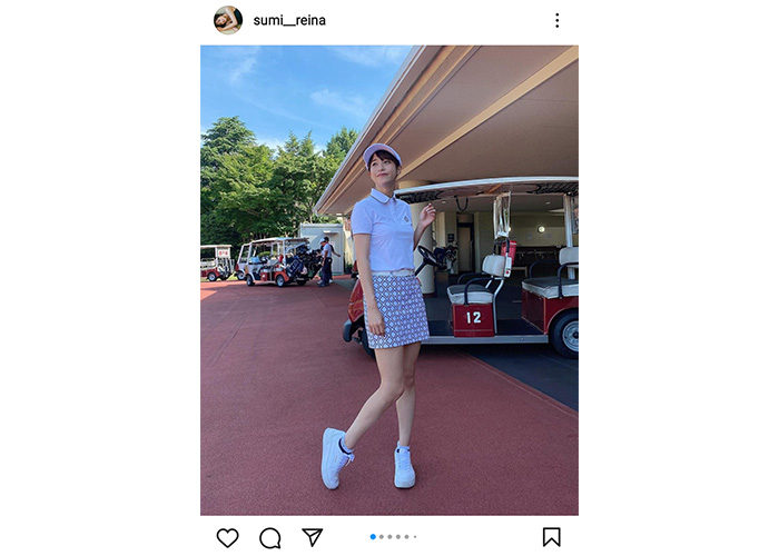 鷲見玲奈、超ミニスカゴルフウェアで美麗な太ももあらわ！「美脚が眩しい」「脚綺麗ですね」の声