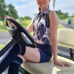 【写真特集】金城仁美、アロハシャツとショートパンツを合わせたクールなコーデでベストオブミス・チャリティーゴルフに参戦！ 「学生時代続けていたダンスを再開したい」