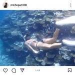 みちょぱ、水着姿で大胆美ボディを披露「実在する人魚」と反響！
