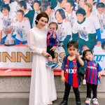 平愛梨、長友佑都のJリーグ100試合出場セレモニーに駆けつける