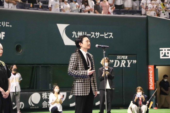 Awesome City Club・atagi、福岡ソフトバンクホークス「鷹の祭典2022」で国歌独唱「大変光栄でした」