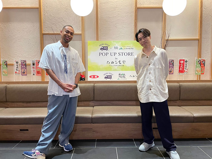 NESMITH＆TETSUYA、AMAZING COFFEE熊本POPUP STOREを訪問