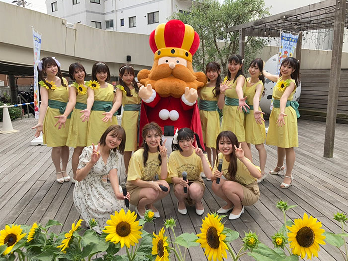 向日葵プリンセス、3期生3名を上大岡アカフーパークで初お披露目