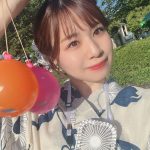 SKE48・青木詩織、爽やか浴衣姿で夏満喫！