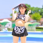 【写真特集 12枚】春さりな（ワンスアチャンス）、下乳こぼれる牛柄ビキニにモーレツ熱視線！！＜近代麻雀水着祭2022＞