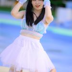 【写真特集 8枚】冨十みと（BOCCHI。）、レースのスカートから網タイツ美脚披露！＜近代麻雀水着祭2022＞