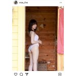 伊織もえ、キュッとした美尻が魅惑的なバックショット披露！