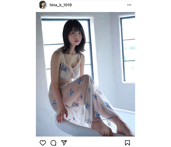 菊地姫奈 、シースルーのワンピースで美ボディ披露