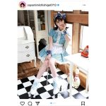 道重さゆみ、ウェイトレス衣装で透明美脚披露！「国宝級の美しさ＆可愛さ」と絶賛の声も