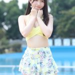 【写真特集 7枚】松尾美侑（it's sunny）、レモン色のビキニ姿で透明美ボディ披露！＜近代麻雀水着祭2022＞