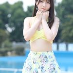 【写真特集 7枚】松尾美侑（it's sunny）、レモン色のビキニ姿で透明美ボディ披露！＜近代麻雀水着祭2022＞