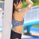 【写真 5枚】美音咲月（仮面女子）、黒髪なびかせ大人ビキニで視線釘付け！
