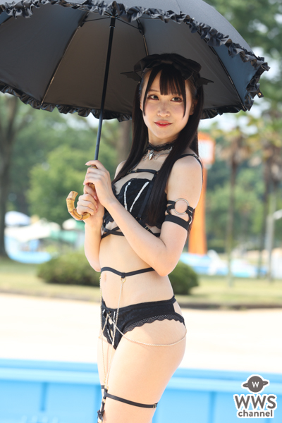 【写真特集 14枚】宮花もも（ハニースパイスRe.）、セクシーすぎる小悪魔コスチュームで釘付け！＜近代麻雀水着祭2022＞