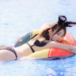 【写真特集 15枚】璃乃（KNUoNEW）、バニー衣装でプール入り！濡れ肌披露で釘付け＜近代麻雀水着祭2022＞