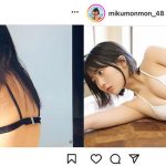 HKT48・田中美久、黒ロング＆白ボブで魅せる美ボディで悩殺！