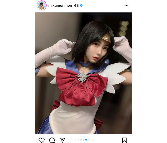 HKT48・田中美久、「セーラームーン」のコスプレにお仕置き希望続出！