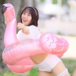 【写真特集 11枚】渡辺陽菜（Layn）、清楚水着で魅せるキュートな笑顔と透明肌で釘付け！＜近代麻雀水着祭2022＞