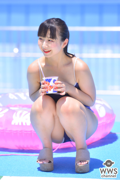 【写真 6枚】やまだなみ、スクール水着×かき氷で爽やかな夏をお届け！＜近代麻雀水着祭2022＞