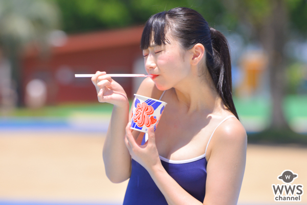 【写真 6枚】やまだなみ、スクール水着×かき氷で爽やかな夏をお届け！＜近代麻雀水着祭2022＞