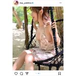 雪平莉左、美麗な横乳にとろける写真集オフショット大公開！