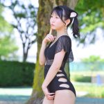 【写真特集 12枚】雪村花鈴、猫耳レオタード水着であざと可愛さ全開！＜近代麻雀水着祭2022＞