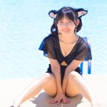 【写真特集 12枚】雪村花鈴、猫耳レオタード水着であざと可愛さ全開！＜近代麻雀水着祭2022＞
