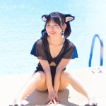 【写真特集 12枚】雪村花鈴、猫耳レオタード水着であざと可愛さ全開！＜近代麻雀水着祭2022＞
