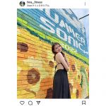 会社員ラウンドガール・波田妃奈、背中ざっくりな大胆ワンピでサマソニ参戦！