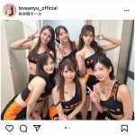 広瀬晏夕、RISEラウンドガール「R-1SE Force2022」のメンバーと舞台裏ショット披露「皆さん可愛くて」「素敵なメンバーだね」とファン歓喜！